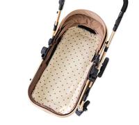 SONARIN Chaud Coussin de Siège pour Poussette,Coussin de Poussette Bébé Doux Épais Coussin Réducteur de Landau Universel pour Poussette Landau Siège Voiture Chaise Haute(Cœur)