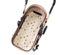 SONARIN Chaud Coussin de Siège pour Poussette,Coussin de Poussette Bébé Doux Épais Coussin Réducteur de Landau Universel pour Poussette Landau Siège Voiture Chaise Haute(Ours Étoile)