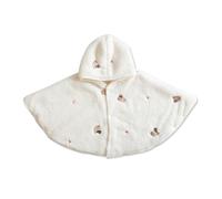 SONARIN Chaude Cape à Capuche Bébé,Manteau d'Hiver Doux Épais Poncho Tout-Petits Mignon Vêtements d'Extérieur Coupe-Vent Veste Châle pour Bébé Garçon Filles 1-3 Ans(Écureuil)