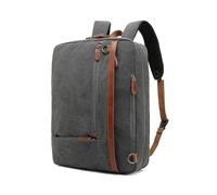 SONARIN Convertible Sac à Dos Travail,3 en 1 Sac à Bandoulière Mallette Sac à Dos Ordinateur Portable 15.6 Pouces Imperméable Sac à Dos Voyage Sac à Dos Loisir pour Homme Femme(Gris)