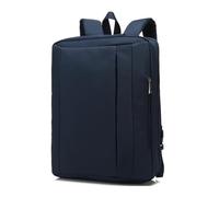 SONARIN Convertible Sac à Dos Travail,Multifonctionnel Imperméable Sac à Dos Ordinateur Portable 17,3 Pouces Sacs à Bandoulière à Main Mallette Sacs de Voyage École pour Homme(Bleu)