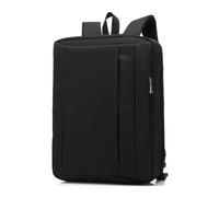 SONARIN Convertible Sac à Dos Travail,Multifonctionnel Imperméable Sac à Dos Ordinateur Portable 17,3 Pouces Sacs à Bandoulière à Main Mallette Sacs de Voyage École pour Homme(Noir)
