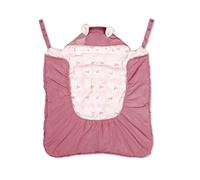 SONARIN Coupe-Vent Couverture pour Porte Bébé,Chaude Housse de Porte-Bébé Hiver à Capuche avec Polaire Corail Doublure,Universelle Chancelière Cape de Transporteur avec Poche Avant(Rouge Vin)