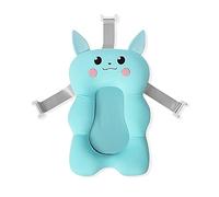 SONARIN Coussin de Baignoire pour Bébé,Siège de Bain pour Nouveau-Né Nourisson Baignoire Coussin Tapis de Baignoire Antidérapant pour Bébé Support de Siège de Bain pour Bébé Confortable(Bleu)