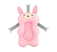 SONARIN Coussin de Baignoire pour Bébé,Siège de Bain pour Nouveau-Né Nourisson Baignoire Coussin Tapis de Baignoire Antidérapant pour Bébé Support de Siège de Bain pour Bébé Confortable(Rose)