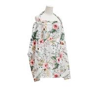 SONARIN Couverture d'Allaitement,Coton Écharpe Allaitement Respirant Housse d'Allaitement Douce Tablier d'Allaitement Foulard d'Allaitement Multi Usage avec Sangle Ajustable(Rose)