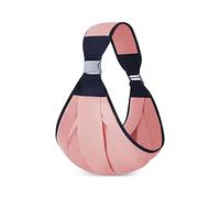 SONARIN Ergonomique Echarpe de Portage,Coton Doux Porte-bébé Bébé Sling Écharpe Porte Bébé Réglable avec Bandoulière Épaisse pour Nouveau-né Bébé Tout-petit 0-36 Mois(Rose)