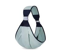 SONARIN Ergonomique Echarpe de Portage,Coton Doux Porte-bébé Bébé Sling Écharpe Porte Bébé Réglable avec Bandoulière Épaisse pour Nouveau-né Bébé Tout-petit 0-36 Mois(Vert)