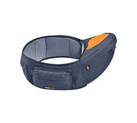 SONARIN Ergonomique Porte-bébé Siège de Hanche,Porte bébé Ventral Multifonctionnel Tabouret de Taille Léger Ajustable avec Poche Latérale pour Nouveau-né Tout-Petit 0-36 Mois(Gris)