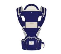 SONARIN Ergonomique Toutes Saisons Porte-bébé avec Siège à Hanche,Porte Bébé Multifonctionnel Respirant Avant et Arrière Porte-bébé Echarpe de Portage Multiposition pour 0-36 Mois(Bleu Foncé)