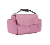 SONARIN Étanche Sac de Rangement pour Poussette,Grande Capacité Organisateur de Poussette Landau Multifonctionnel Universel Sac de Rangement pour Landau avec Porte-Gobelets(Violet)