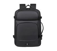 SONARIN Extensible Sac à Dos Homme,Multifonctionnel Sac à Dos Ordinateur Portable 15,6 Pouces Sacs de Travail Voyage École Collège Sacs à Loisir avec Port USB(Noir)