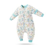 SONARIN Gigoteuse Bébé avec Jambes et Manches Amovible,100% Coton Turbulette Gigoteuse pour Tout-Petits Grenouillères Bébé Sac de Couchage pour Bébé de 3 Mois à 7 Ans(Poire),M,80CM