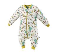 SONARIN Gigoteuse pour bébé-3.5 Tog,Manches Amovibles, En coton bio Très Douce et Chaud,Turbulette Hiver pour bébé,Différentes Tailles de 6 mois à 6 ans, Blanc,Taille L (48-72 mois)