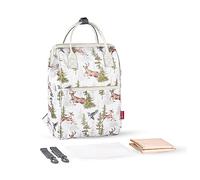 SONARIN Grande Capacité Élégant Sacs à Dos à Langer pour Bébé,Sacs à Langer Multifonctionnel Imperméable Sac à Couches de Voyage avec Matelas à Langer & Crochets de Poussette(Cerf)