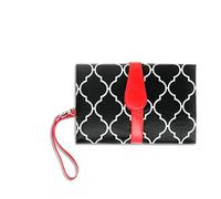 SONARIN Imperméable à l'eau Stockage Portable bébé matelas à langer pour voyage à la mode bébé changement Kit,Tapis à langer,Léger(Noir)