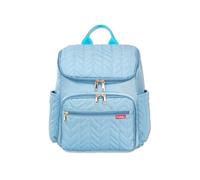 SONARIN Léger Spacieux Sac à Dos à Langer Bébé,Multifonctionnel Imperméable Sac à Langer avec Matelas à Changer,Sacs de Maternité Sacs à Couches avec 2 Poches Isolées(Bleu)