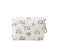 SONARIN Mignon Sac de Rangement pour Poussette,Portable Voyage Sac de Rangement pour Couches Petit Sac à Langer Bébé Sac à Couches Sac de Bébé Organisateur de Poussette pour Couches(Arc-en-Ciel)