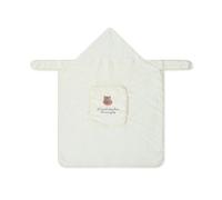 SONARIN Mignonne Couverture pour Porte Bébé,Chaude Coupe-Vent Housse de Porte-Bébé Hiver avec Capuche,Universelle Cape de Transporteur Chancelière avec Poche Avant(Écureuil)