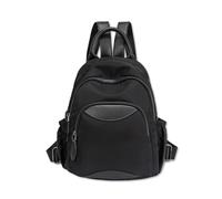 SONARIN Multi-Poches Mode Sac à Dos Femme,Léger Polyvalent Sac à Dos Loisir Sacs d'École Cartable Filles,Petit Antivol Sacs Dames pour Travail Voyage Collège(Noir)