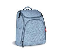 SONARIN Multifonction Sac à Dos à Langer Bébé étanche Avec matelas à langer et poussette sangle,Grande Capacité,Sac à Couches, Organisateur de Sac à Dos de Voyage, Grande Ouverture Dans le Dos(Bleu)