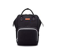 SONARIN Multifonction Sac à Dos à Langer Bébé étanche,Sac à Couches, Organisateur de Sac à Dos de Voyage Avec Des Sacs Isolés par Bouteille,Interface USB,Grande Capacité, élégant,Idéal Cadeau(Noir)