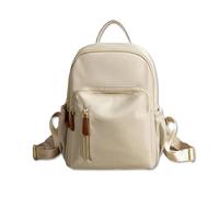 SONARIN Multifonctionnel Antivol Sac à Dos Femme,Léger Mode Sacs à Loisir Sacs d'École Cartable Filles,Portable Imperméable Sac à Dos Dames pour Travail Voyage Collège(Abricot)