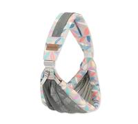 SONARIN Multifonctionnel Echarpe de Portage,Ergonomique Porte-Bébé Sling Bébé Écharpe Porte Bébé Respirant Portable avec Bandoulière Réglable pour Nouveau-Né Tout-Petit 0-36 Mois(Feuille)