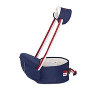 SONARIN Multifonctionnel Hipseat Baby Carrier Porte-bébé,Free Size,Toddler Support de siège de hanche,ceinture de transport avant,4 positions de transport(Bleu Foncé)
