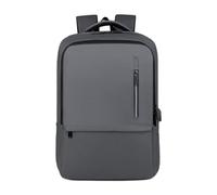 SONARIN Multifonctionnel Imperméable Sac à Dos Homme,Grande Capacité Sac à Dos Ordinateur Portable 16 Pouces Sacs de Travail Voyage École Sacs à Loisir avec Port USB(Gris)