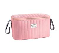SONARIN Multifonctionnel Imperméable Sac de Rangement pour Poussette,Organisateur de Poussette Landau Universel Sac de Rangement pour Landau Portable Léger Sac de Maman(Rose)