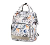 SONARIN Multifonctionnel Nylon Sac à Dos à Langer pour Bébé,Sac à Langer Imperméable Sac de Maternité Sac à Couches de Voyage Portable avec Matelas à Langer & Crochets de Poussette(Animaux)