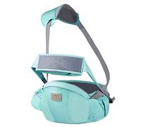 SONARIN Multifonctionnel Respirant Porte-bébé Siège de Hanche,Ergonomique Porte Bébé Ventral Tabouret de Taille avec Ceinture de Sécurité & Bandoulière pour Tout-Petit 3-36 Mois(Vert)