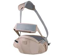 SONARIN Multifonctionnel Respirant Porte-bébé Siège de Hanche,Ergonomique Porte Bébé Ventral Tabouret de Taille avec Ceinture de Sécurité & Bandoulière pour Tout-Petit 3-36 Mois(Kaki)