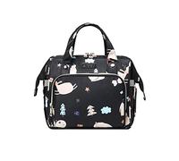 SONARIN Multifonctionnel Sacs à Dos à Langer pour Bébé,Léger Imperméable Sacs à Langer Fourre-tout Sac à Bandoulière Sac de Maternité Sac à Couches de Voyage pour Maman & Papa(Noir)