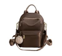 SONARIN Polyvalent Antivol Sac à Dos Femme,Léger Mode Sac à Dos Loisir pour Dames Sacs d'École Cartable Filles,Sacs à Bandoulière Convertible pour Travail Voyage Collègez(Café)
