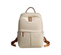 SONARIN Polyvalent Sac à Dos Femme,Grande Capacité Imperméable Sac à Dos Loisir Sacs pour Ordinateur Portable 16 Pouces Sacs d'École Cartable Fille pour Voyage Travail Collège(Abricot)