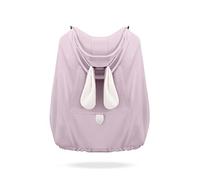 SONARIN Porte Bébé Couverture Soleil-Protéger,Universel Housse de Porte-Bébé Respirante Encapuchonné Coupe-Vent Cape de Transporteur Chancelière avec Poche pour Toutes Saisons(Rose)