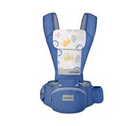 SONARIN Porte-bébé Ergonomique avec Siège à Hanche,3D Air Mesh Porte Bébé Respirant Multifonction Avant et Arrière Porte-bébé,Multiposition pour Nouveau-né Bébé Enfant 0-36 Mois(Bleu Foncé)