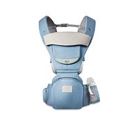 SONARIN Porte-bébé Multifonction 3-en-1 avec Siège à Hanche,Pur Coton 3D Air Mesh Porte bébé Respirant pour Enfant de 0-36 Mois,Ergonomique,Ajustable,Toutes Positions,Jusqu'à 30 KG(Bleu)