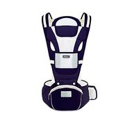 SONARIN Porte-bébé Respirant avec Siège à Hanche pour Nouveau-né et Enfant de 0 à 36 Mois,Pur Coton Maille 3D Porte Bébé Ergonomique,Taille Réglable Multifonctionnel,Jusqu'à 30 KG(Bleu Foncé)