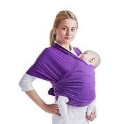 SONARIN Premium Echarpes de portage,Porte-bébé,Enveloppement de bébé, Convient pour les nouveau-nés, les nourrissons et les tout-petits, coton et spandex confort,Taille unique,Idéal Cadeau(Violet)