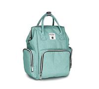 SONARIN Premium Sac à Dos à Langer Bébé étanche Avec Sangle de Poussette,Sac à Couches, Organisateur de Sac à Dos de Voyage Avec Des Sacs Isolés par Bouteille,Grande Capacité, élégant et Durable(Vert)