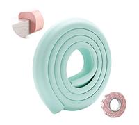 SONARIN Protection d'Angles et Rebords pour Bébés,2M / 6.6ft Corner Protections de bord de table de meubles en forme de L avec ruban adhésif fort,Protections de rebords(Vert Clair)