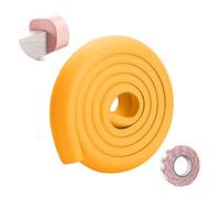 SONARIN Protection d'Angles et Rebords pour Bébés,2M / 6.6ft Corner Protections de bord de table de meubles en forme de L avec ruban adhésif fort,Protections de rebords(Orange)