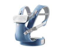 SONARIN Réglable Respirant Porte-Bébé,Léger Confortable Avant et Arrière Porte-Bébé Écharpe de Portage avec Bavoirs,Multi-Positions pour Nouveau-Né Tout-Petits jusqu'à 15 kg(Bleu)