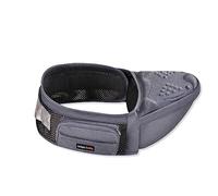 SONARIN Respirant Ergonomique Porte-bébé Siège de Hanche,Porte bébé Ventral Multifonctionnel Tabouret de Taille Léger avec Poche Latérale pour Nouveau-né Tout-Petit 0-36 Mois(Gris)