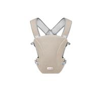 SONARIN Respirant Multifonctionnel Porte-Bébé,Avant et Arrière Porte-Bébé Léger Écharpe de Portage Ajustable,Multi-Positions pour Nouveau-né Tout-petit 0-12 Mois(Beige)