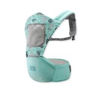 SONARIN Respirant Multifonctionnel Porte-bébé avec Siège à Hanche,Porte Bébé Ergonomique Avant et Arrière Porte-bébé Echarpe de Portage Multiposition pour Bébés 0-36 Mois(Vert)