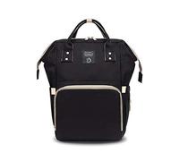 SONARIN Sac à Dos à Langer Bébé étanche,Sac à Couches, Organisateur de Sac à Dos de Voyage Multifonctions Avec Des Sacs Isolés par Bouteille,Grande Capacité, élégant,Idéal Cadeau(Noir)